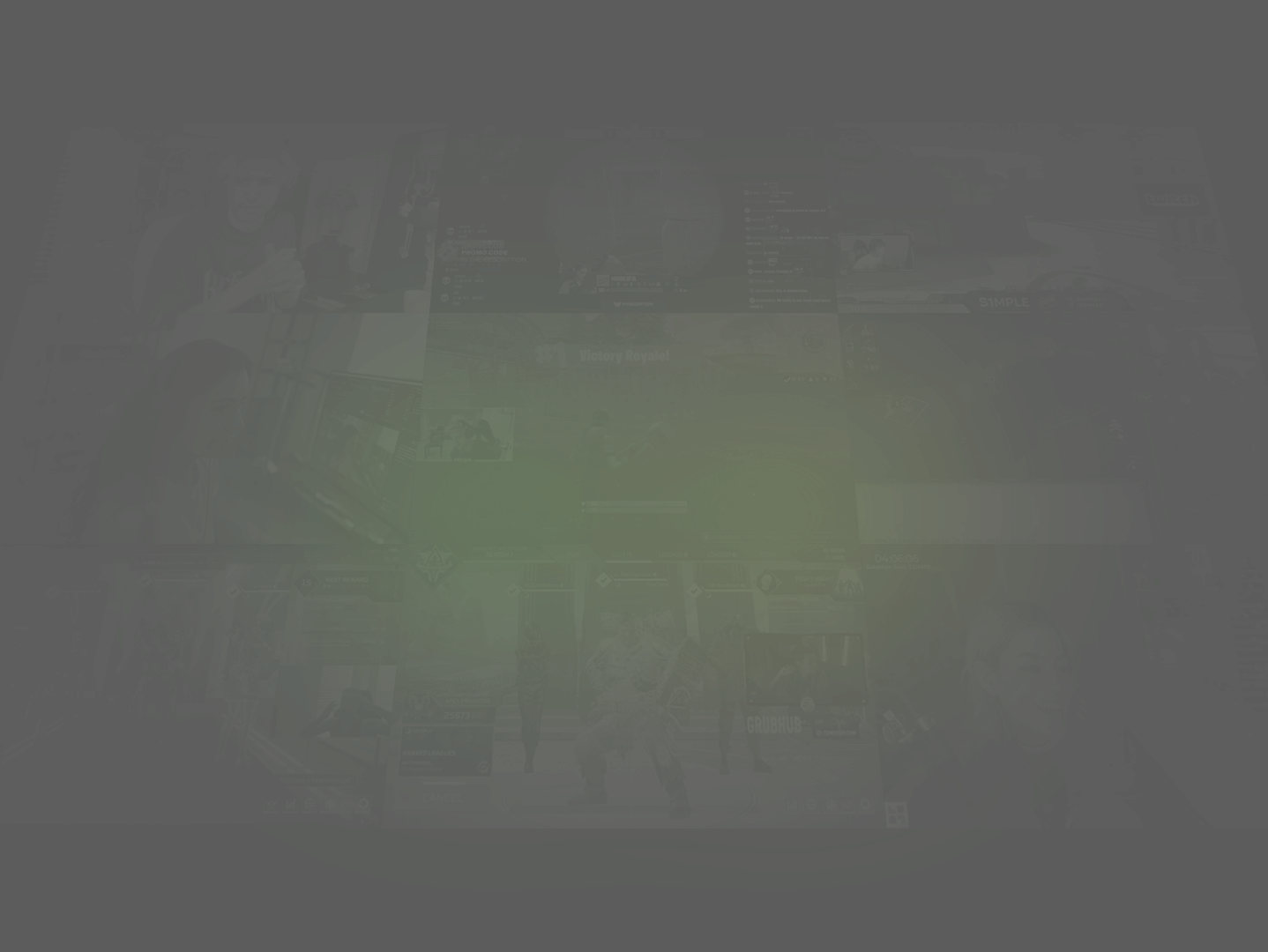 Kick streaming analytics dashboard background